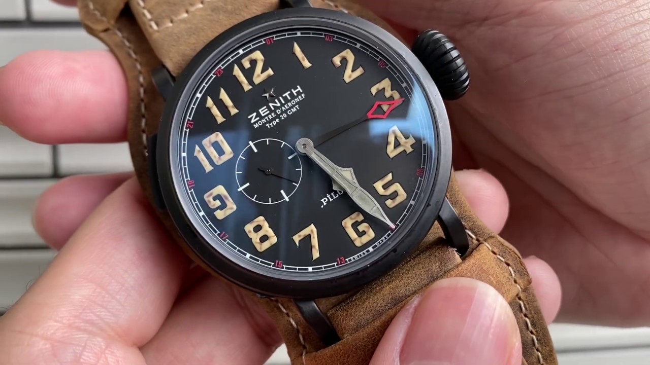 第239集 巨大飛行員錶/Zenith Type 20 GMT Limited/優質夜光
