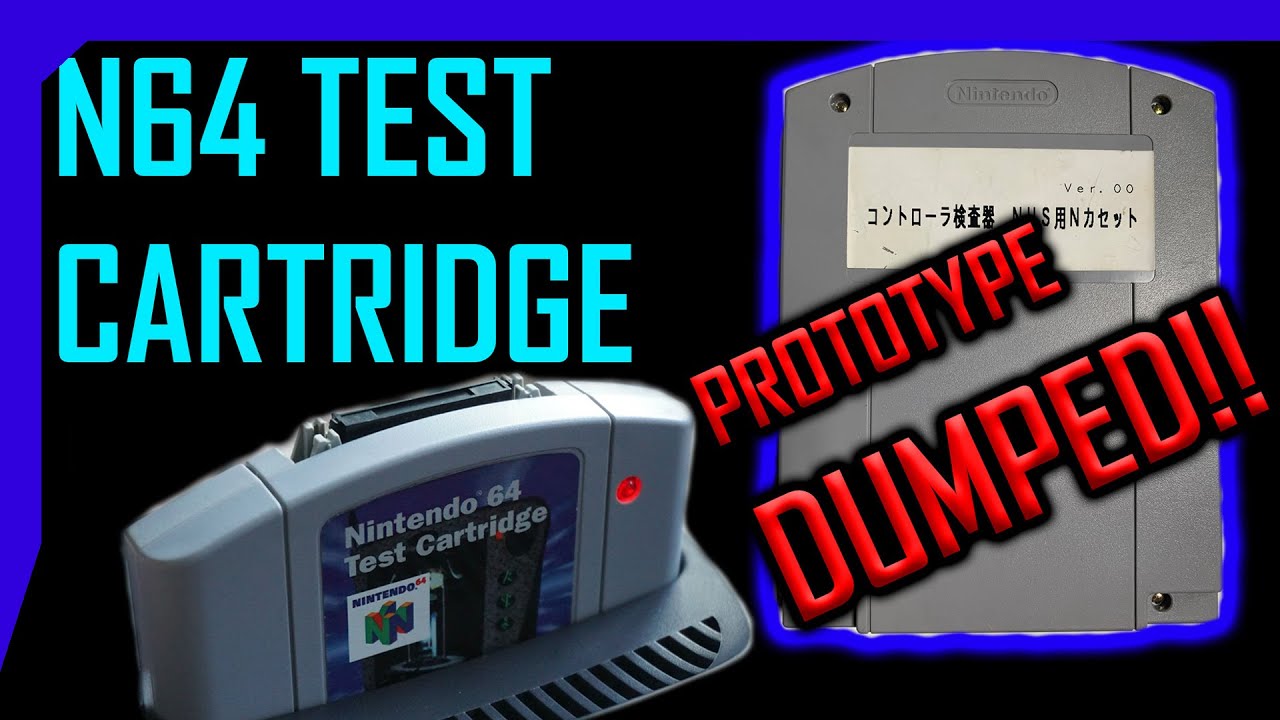 N64 Test Cartridge - Prototype Version ROM DUMPED!!   [#26]