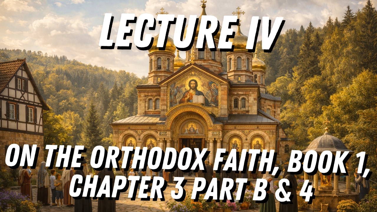 Lecture IV: Monophysitism/Miaphysitism & Chalcedon, Args. f/ God (Telos/Cos.), Extreme Negations