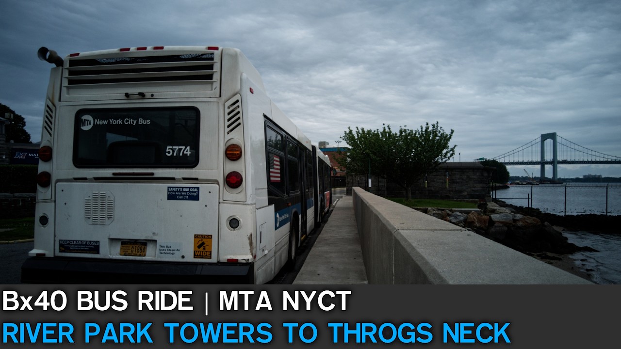 Bx40 Bus to Throgs Neck Ride | 2012 NovaBus LFSA 5774 | MTA NYCT Bus