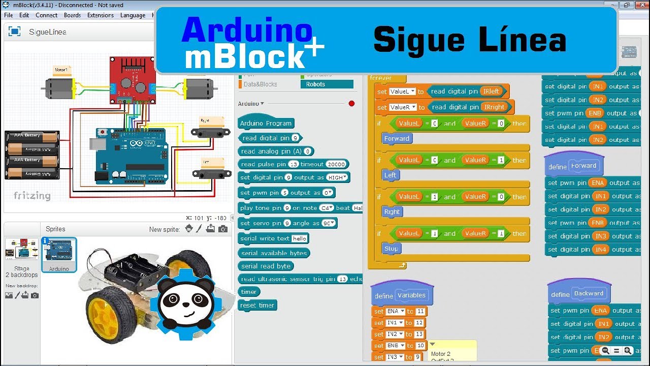 Arduino | Robot [ mBlock ] (유)