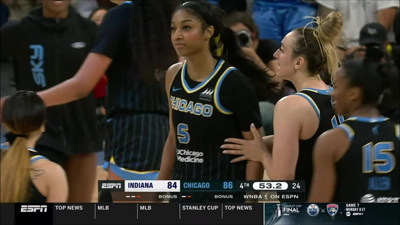 🔥 Angel Reese EXPLODES: 25pts/16reb in Chicago Sky win vs Indiana Fever | WNBA Highlights