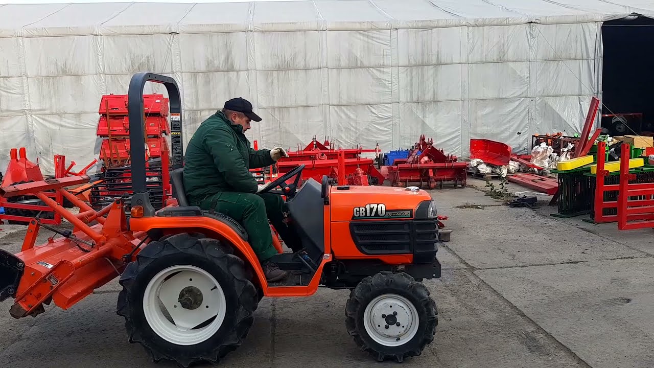 БУ мінітрактор Kubota GB 170 випуску 2001 року Купили з контейнера