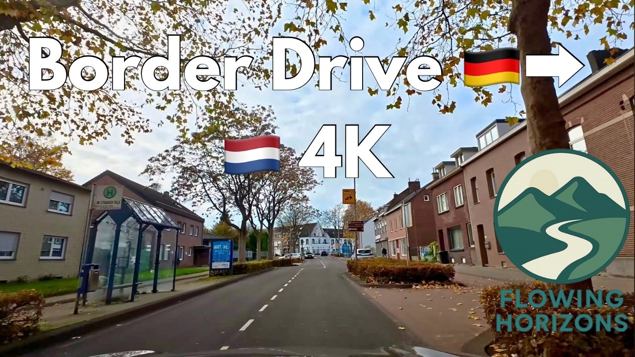 Scenic Border Drive: Aachen to Eygelshoven 🇩🇪➡🇳🇱 | Country Roads 4K