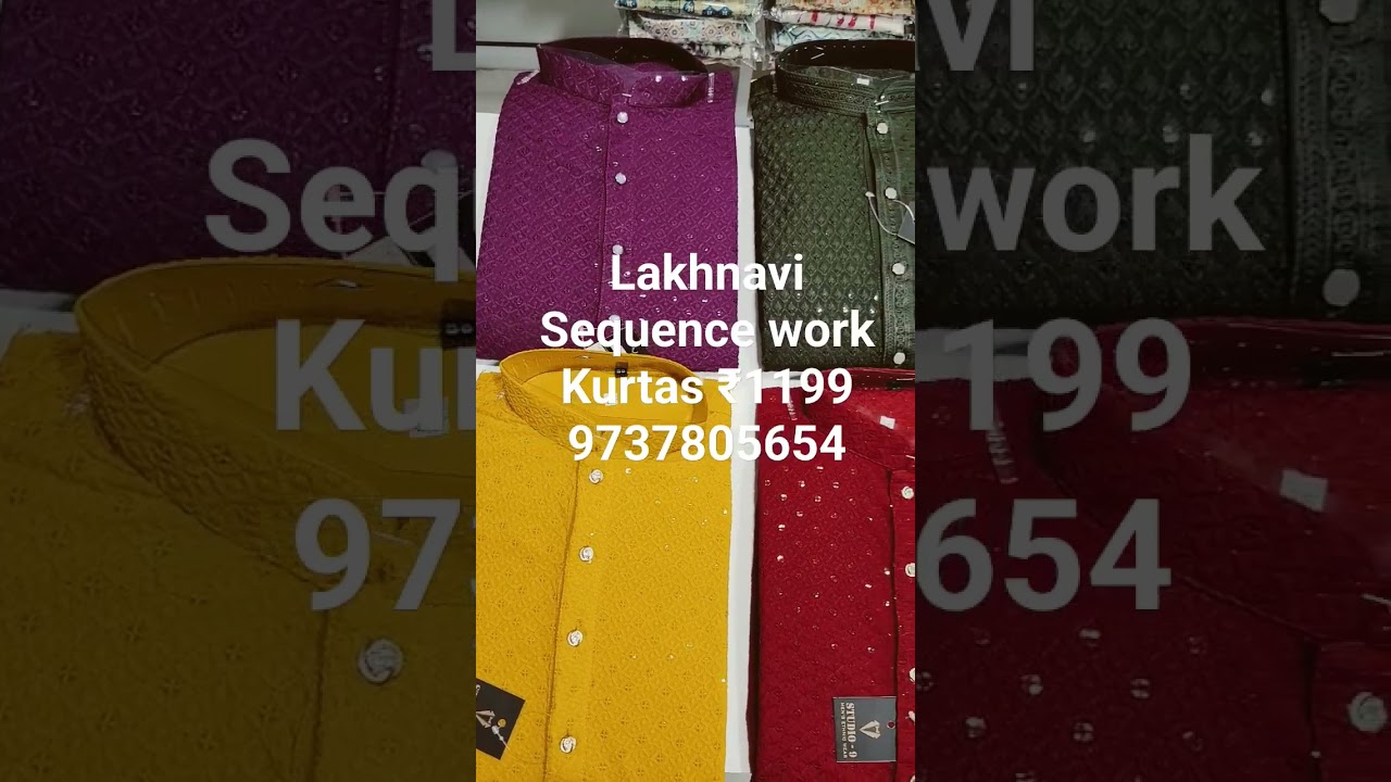 Lakhnavi Sequence work Kurtas