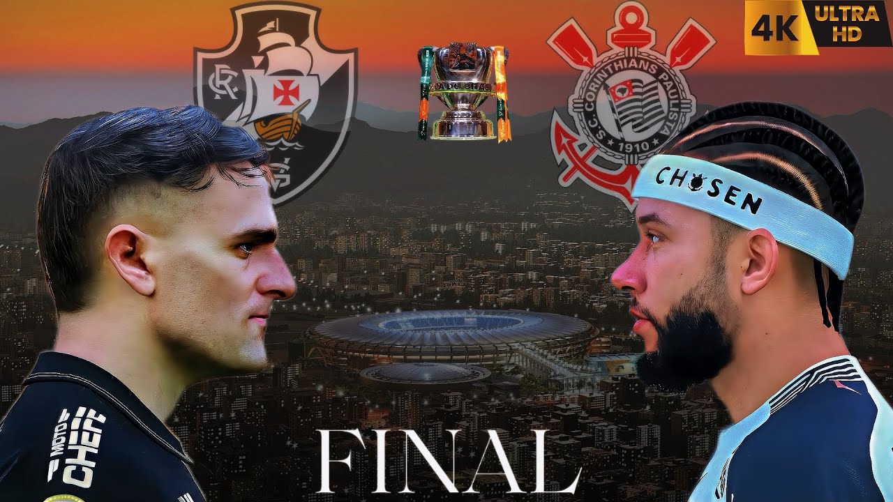 VASCO X CORINTHIAS | FINAL DA COPA DO BRASIL 2025 | SIMULAÇÃO REALISTA 4K60FPS | GOGOSZ PATCH.
