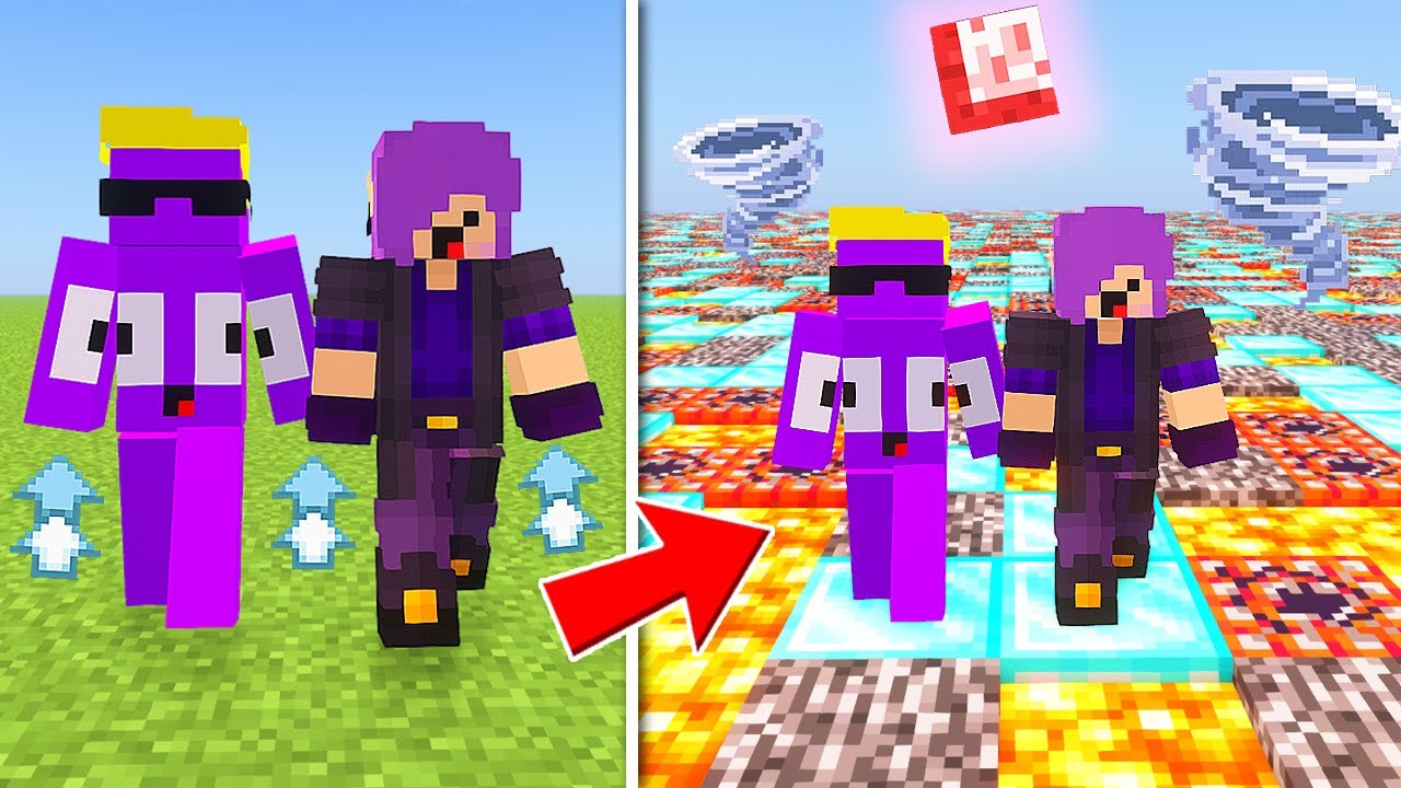 MINECRAFT mas PULAR é MUITO CAÓTICO!!!!
