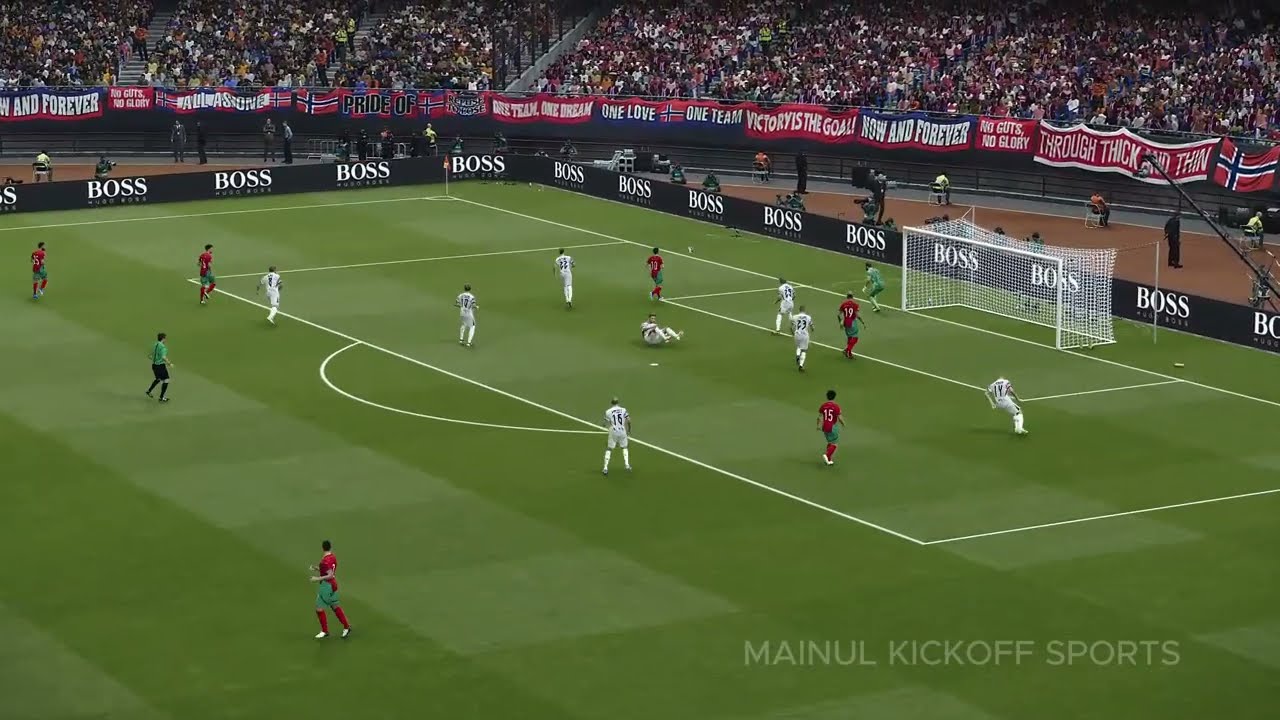 Morocco vs Norway efootball pes21 gameplay | International Friendly Match 2026 |