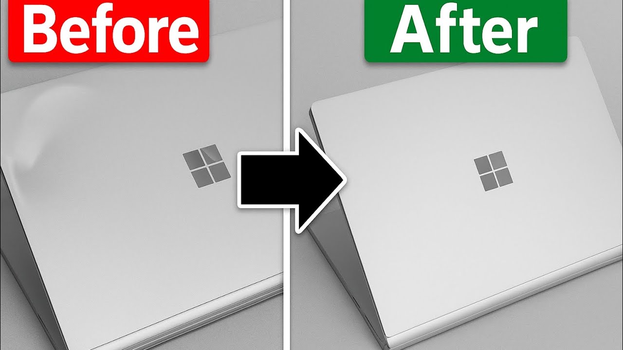 From Broken to A+! Surface Book Full Refurbish | Dent, Paint & Repair | Sharjah