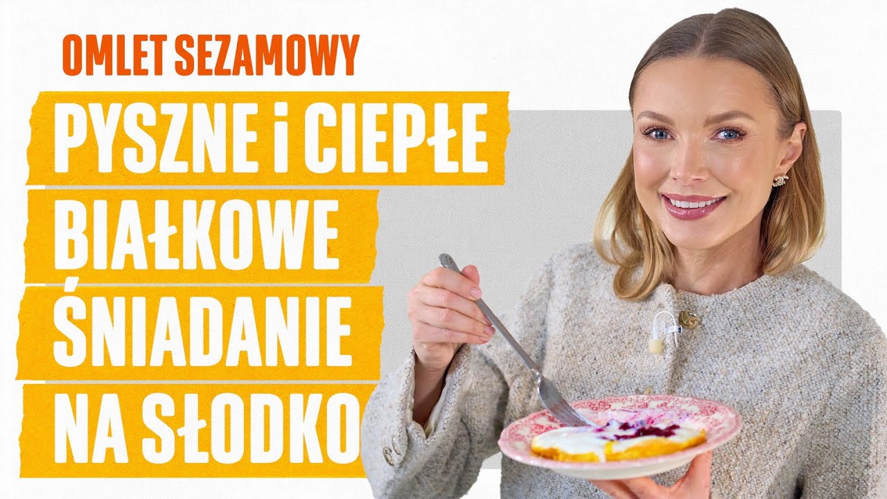OMLET SEZAMOWY - ciepłe, białkowe śniadanie