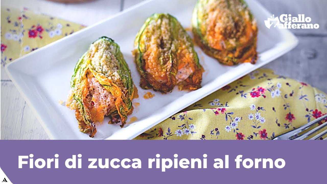 FIORI DI ZUCCA RIPIENI AL FORNO