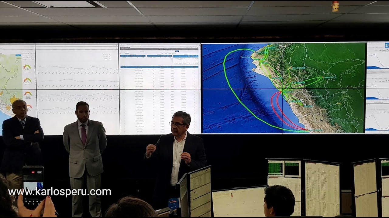 Visita al Centro de Operaciones de Red NOC de Entel Perú