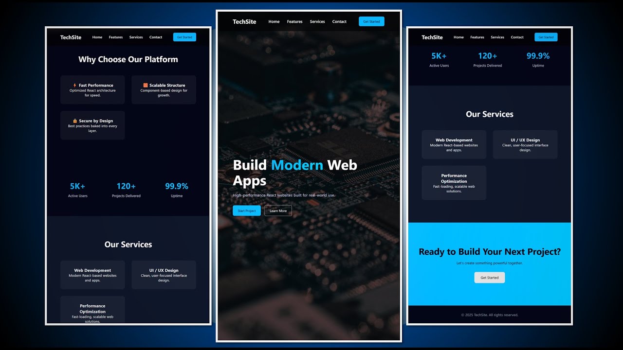 Как создать веб-сайт с использованием React JS и Vite