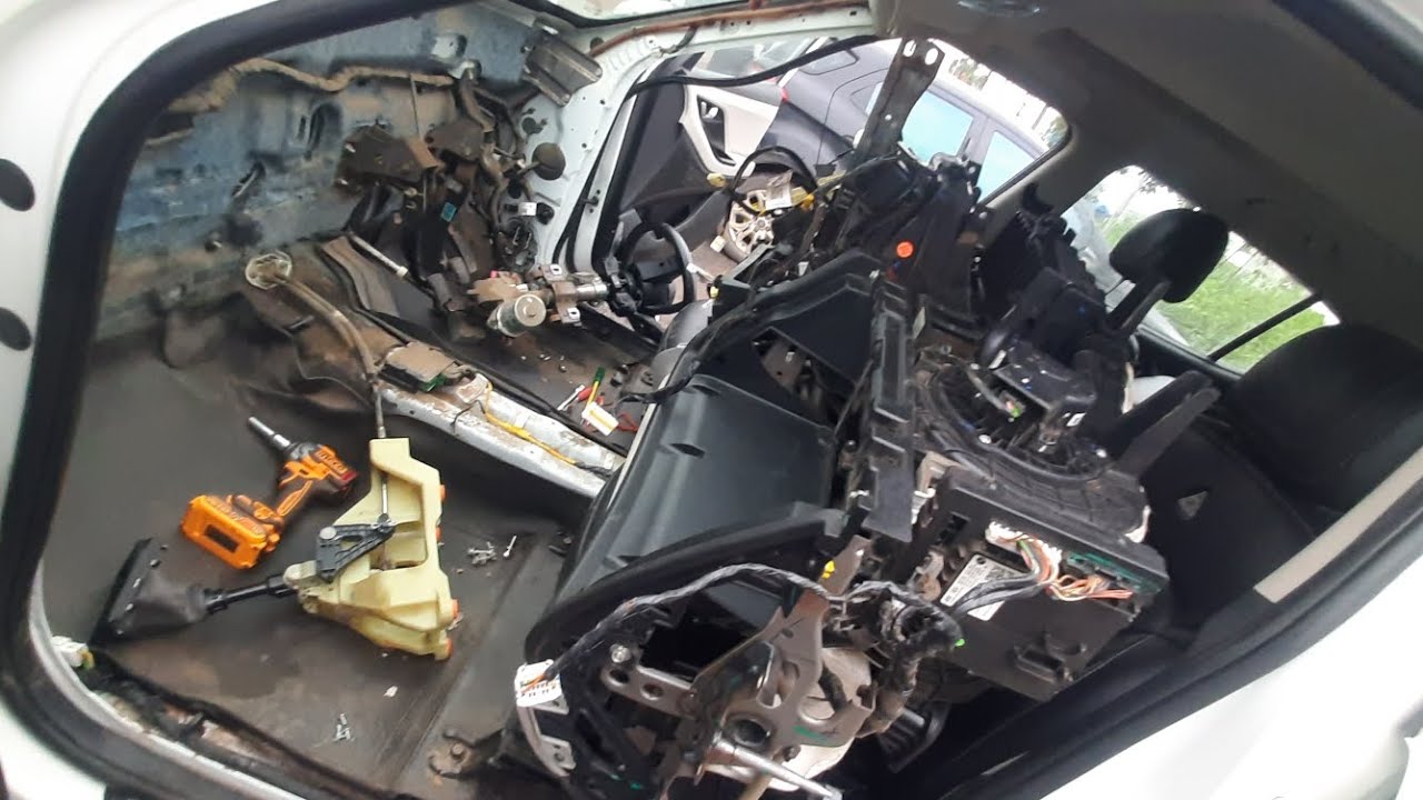 Hyundai creta 2020 model new replacement cooling coil AC gas charging dashboard opening