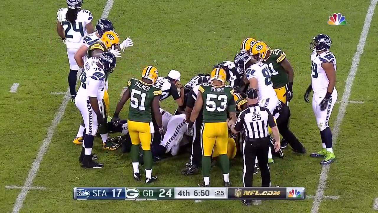 Jay Elliot Makes Epic One-Handed Interception | Seahawks vs. Packers | NFL