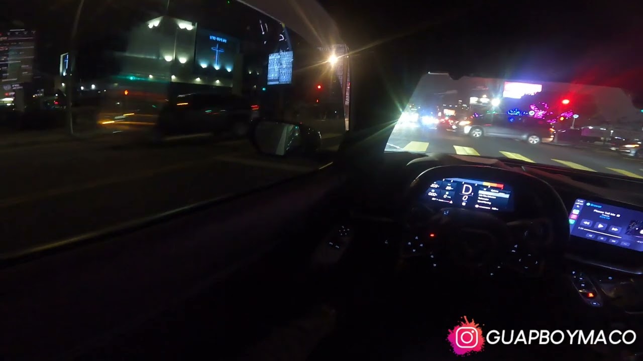 CORVETTE C8 CUTTING UP IN TRAFFIC | Los Angeles City POV Drive