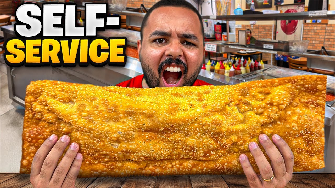 PASTEL GIGANTE NO SELF SERVICE! 😱