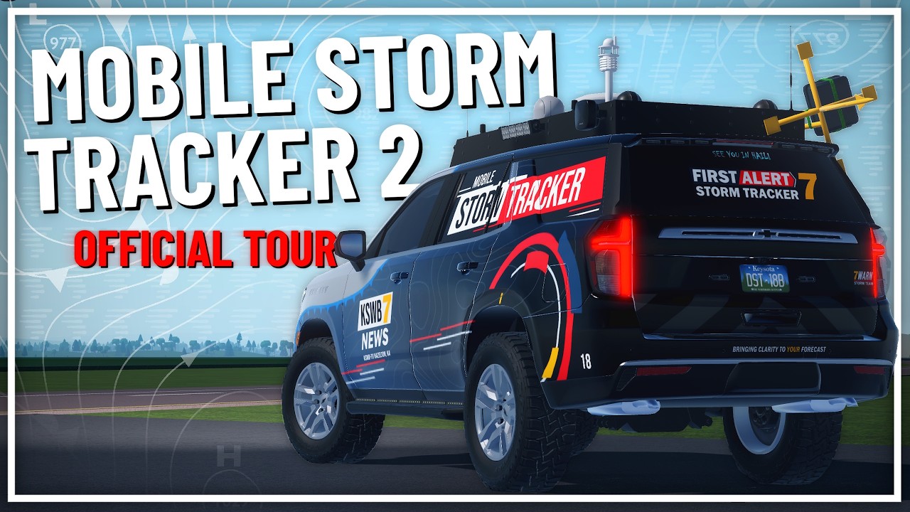 KSWB Mobile Storm Tracker 2 OFFICIAL TOUR - Twisted