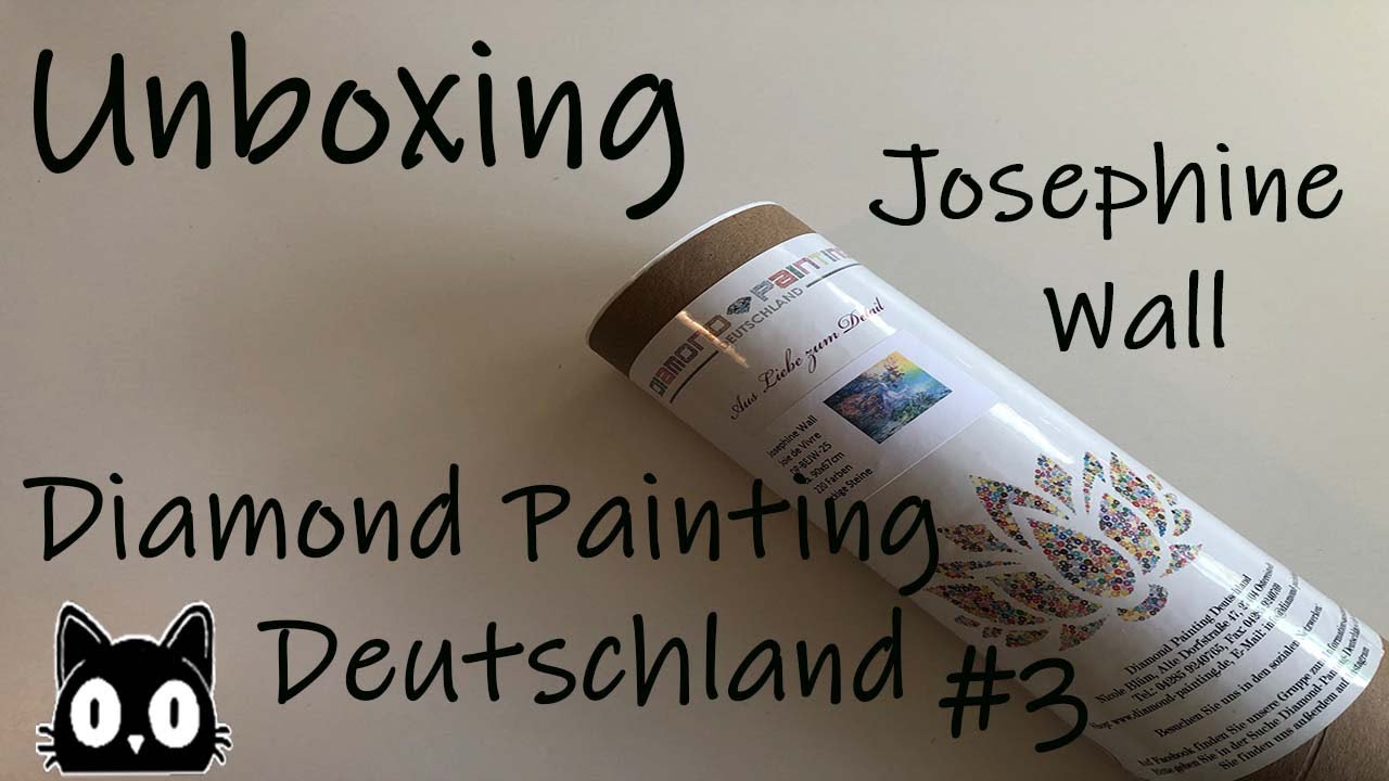 Diamond Painting Deutschland | Unboxing #3 Mein ersten Josephine Wall Bild