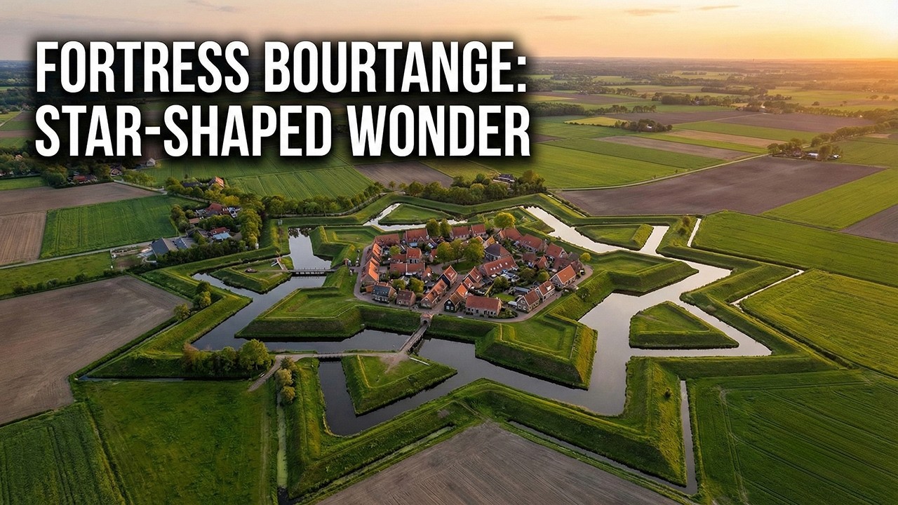 The Most Unique Star-Shaped Fortress in Europe | Fort Bourtange Netherlands