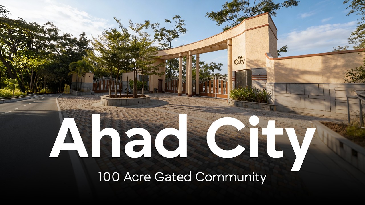 Внутри завершенного жилого комплекса Ahad City в Майсуру