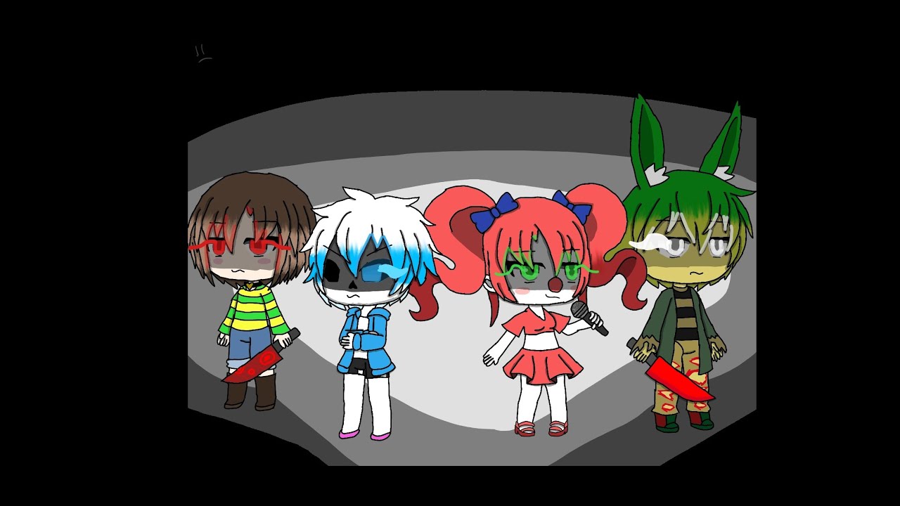 Undertale VS FNaF | Singing battle | Gacha life (read description!)