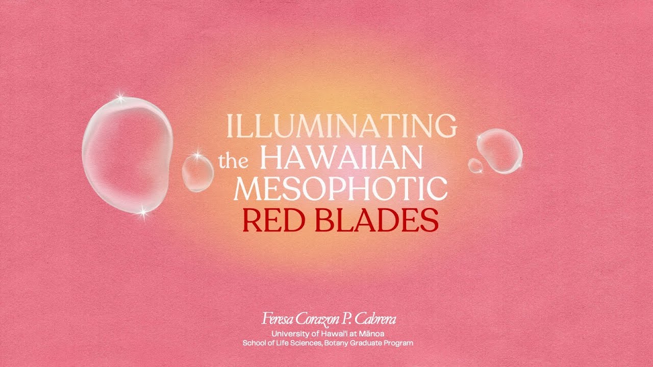 Feresa's PhD Defense: Illuminating Hawaiian Mesophotic Red Blades