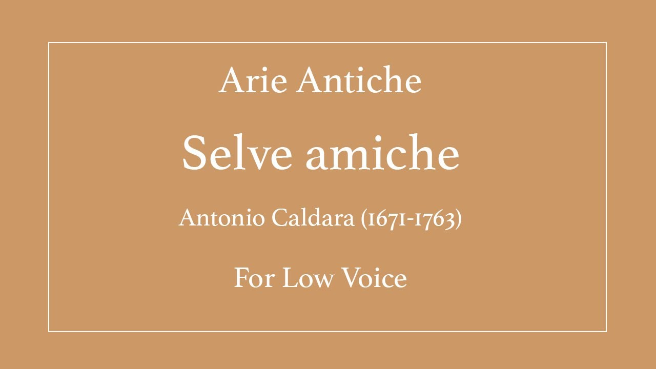 Selve amiche - Caldara - Deep