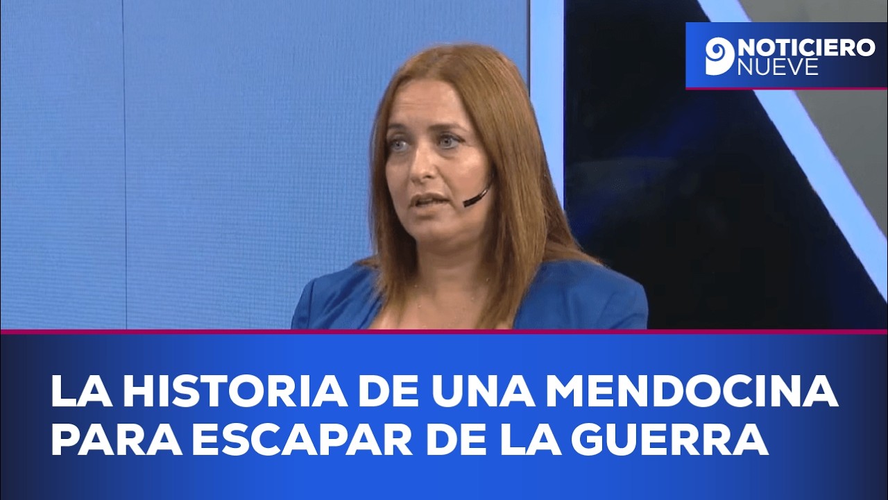 La historia de una mendocina para escapar de la guerra en Medio Oriente