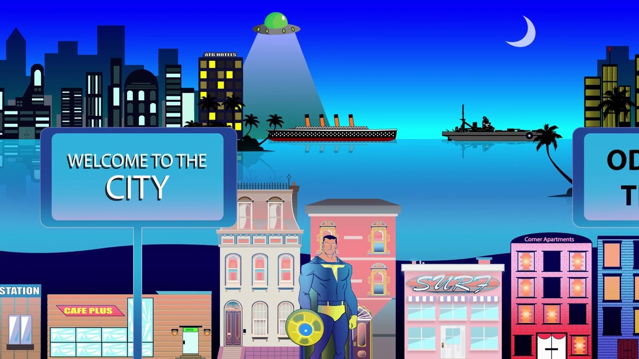 Scrolling City (like ROKU) Final Student Project