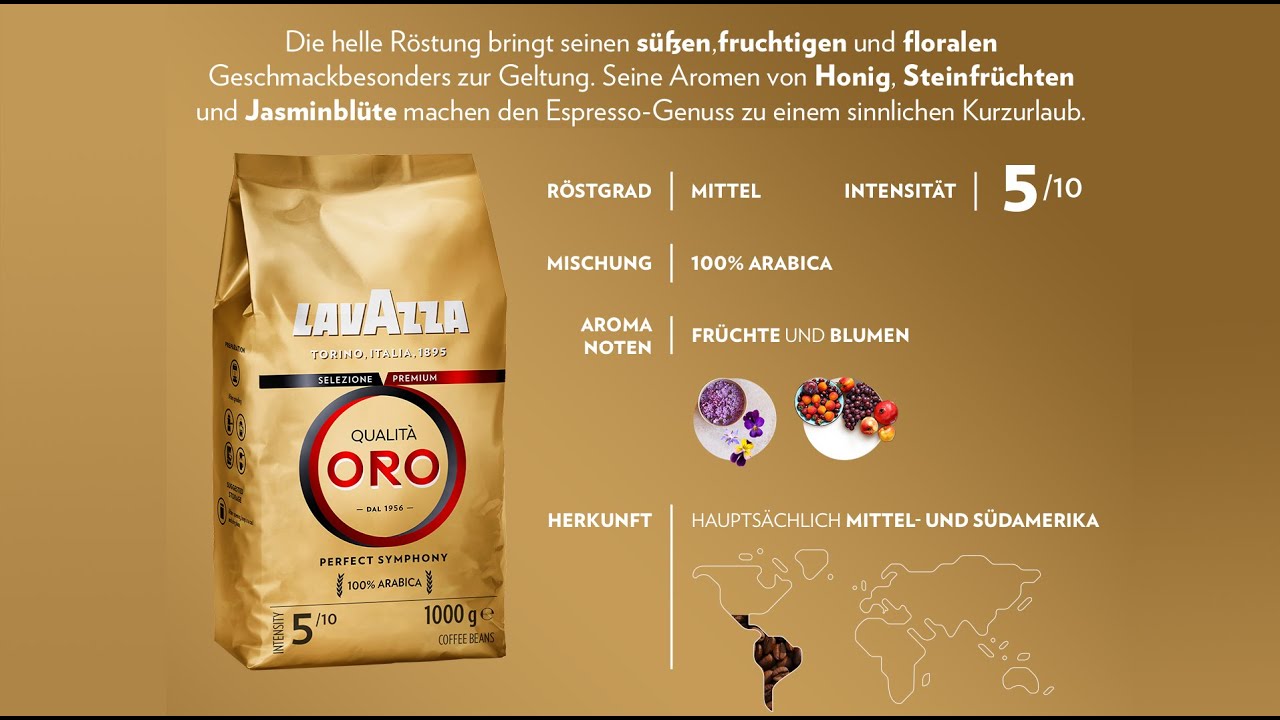 ☕ Lavazza Qualit&agrave; Oro Kaffee ☕