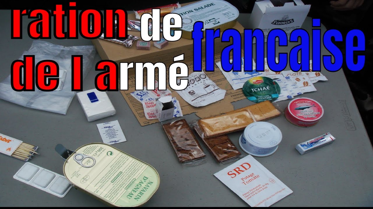 DÉGUSTATION:RATION DE COMBAT DE L ARMÉ FRANÇAISE!!