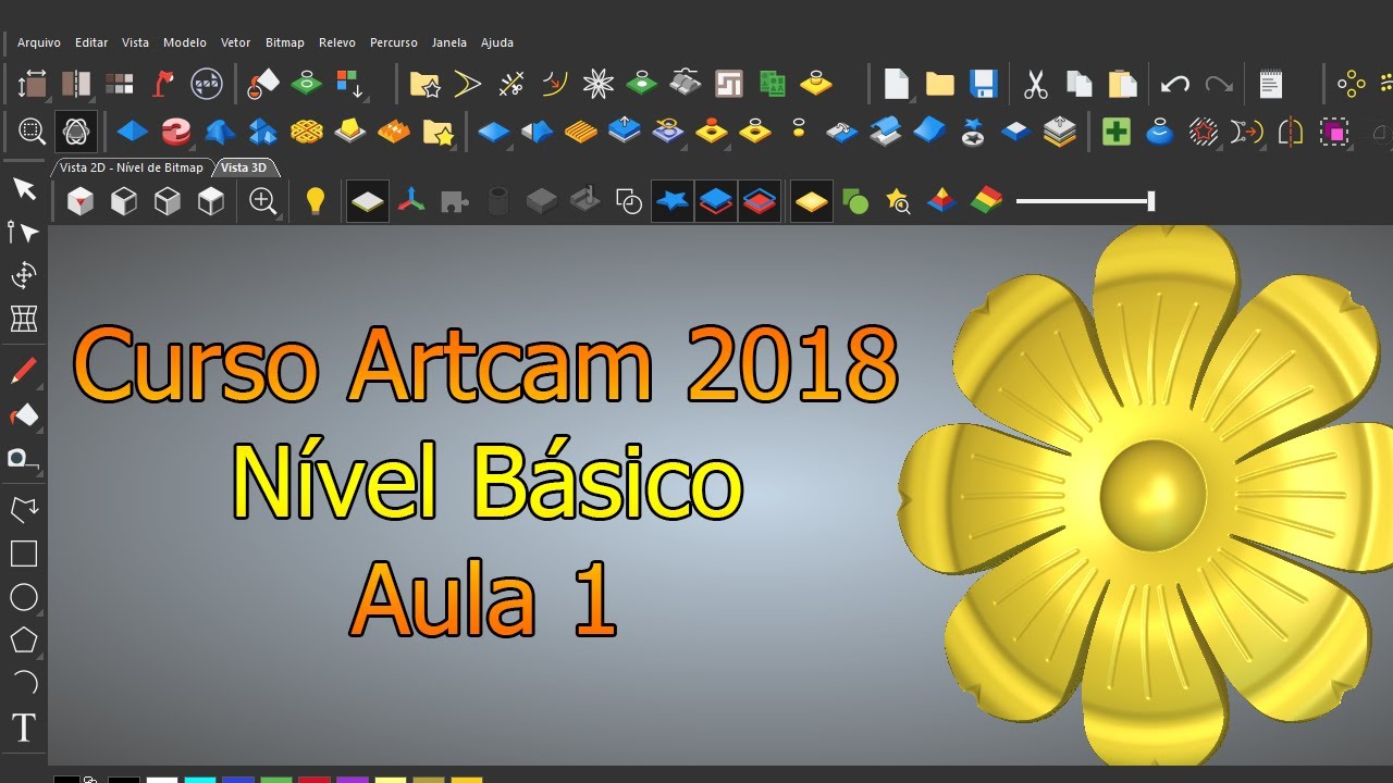 Curso Artcam 2018 - Aula 1 - Nível Básico