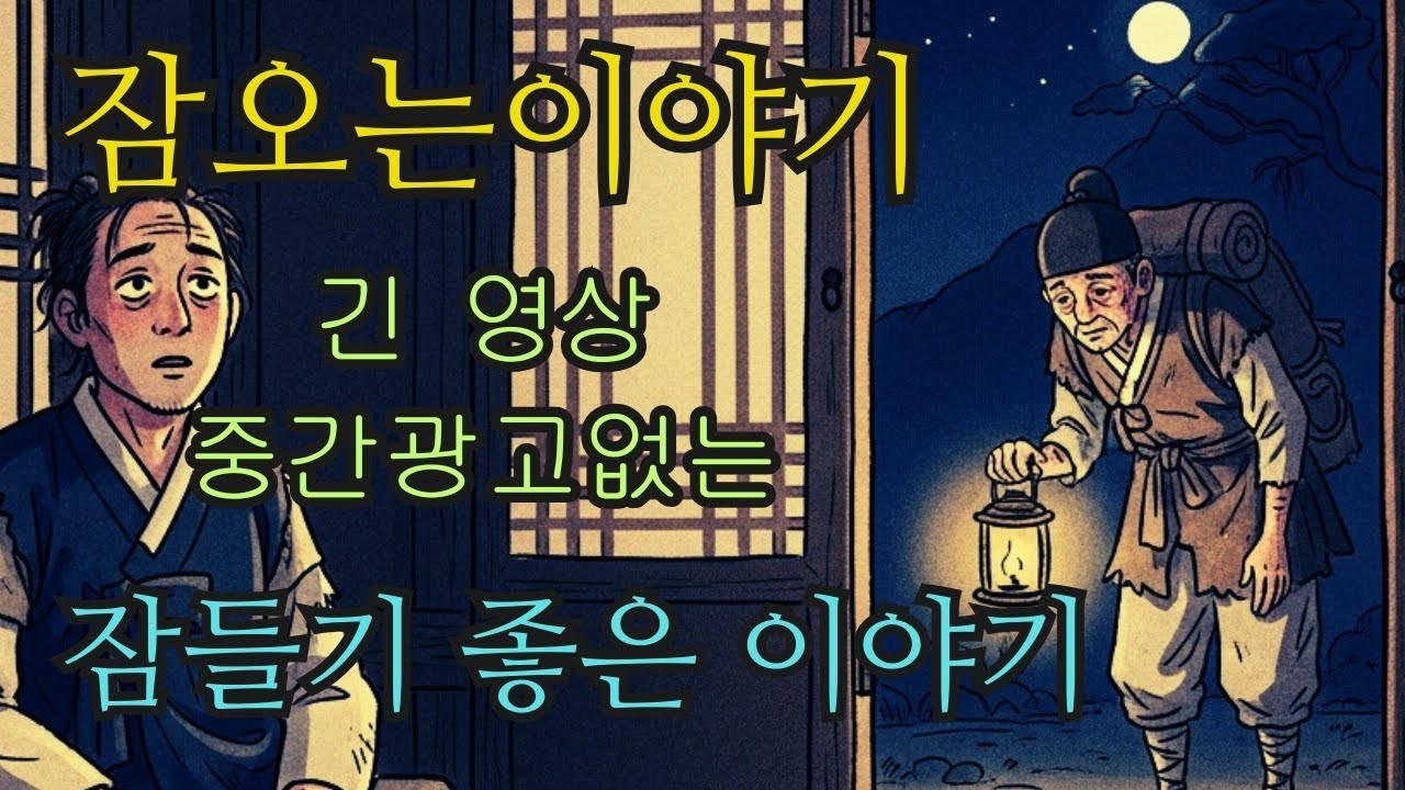 수면영상 🌙 한국 전래동화 모음  산 속 암자에서 만난 그림자 도사부터 묵은 동백나무 아래 숨겨진 신발의 맹세까지   잠오는이야기   중간광고없는