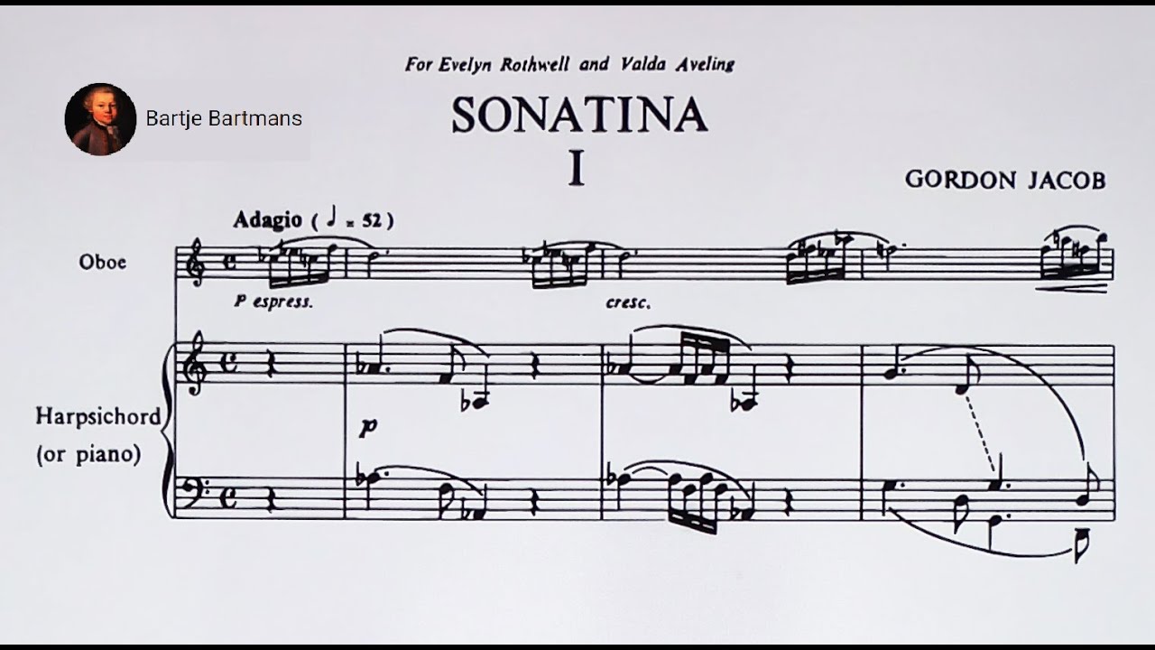 Gordon Jacob - Oboe Sonatina (1962)