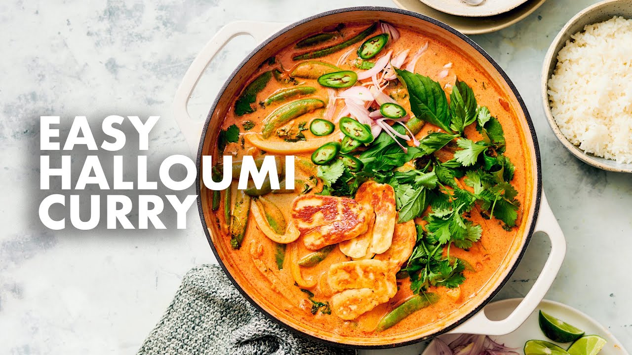 Easy Halloumi Curry