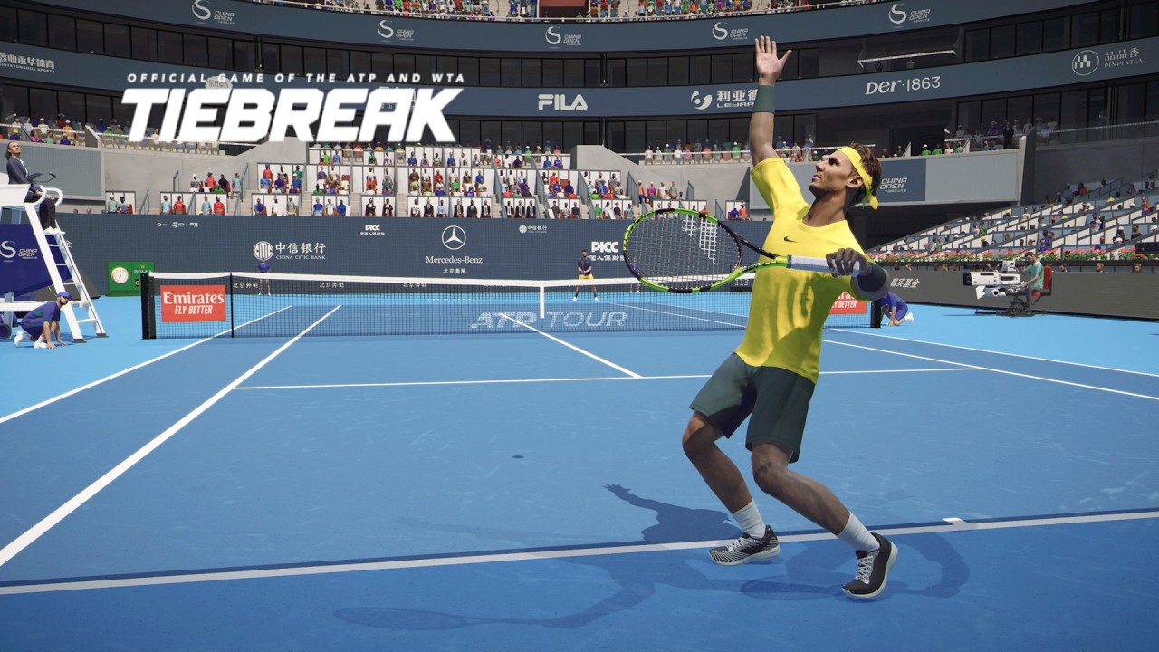 TIEBREAK - Carlos Alcaraz Vs Rafael Nadal I Beijing Arena I Best Of 3 Set Match I Legendary AI (PS5)