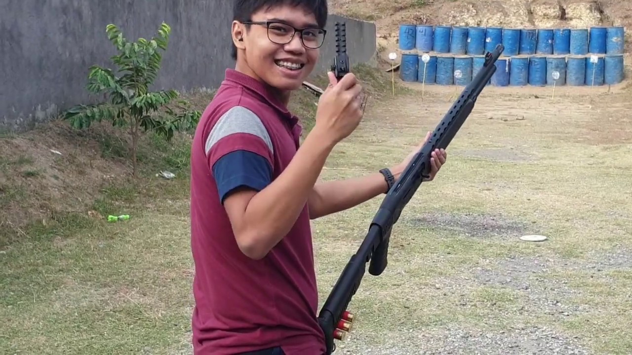Armed Lethal Semi-Auto Shotgun: The most oddest shotgun I've ever shot yet.