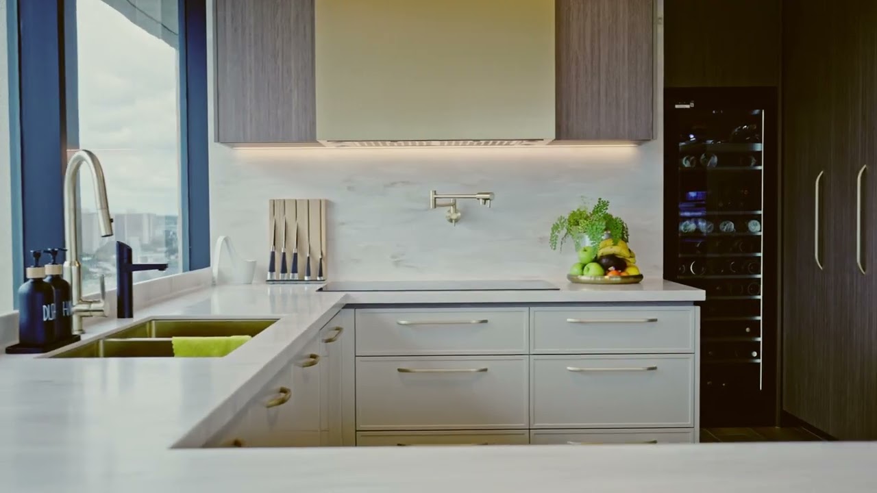 Kitchen in the sky_ East Melbourne Kitchen Renovation_ custom cabinetry by Complete Kitchens