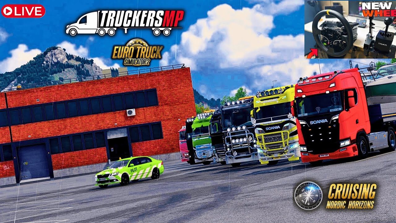 🔴 LIVE #CruisingNordicHorizons World of Trucks | Realistic Truck Driving | #ETS2  #shortfeeds#viral