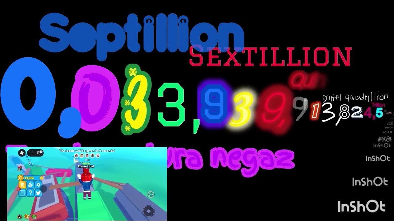 0 to 1 octillion with sounds