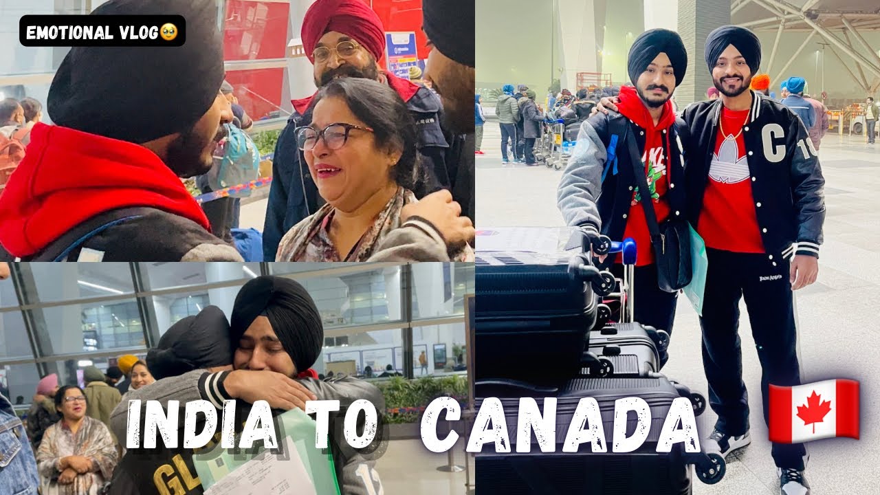 India To Canada 🇨🇦❤️|| Emotional Vlog || British Airways ✈️ | |