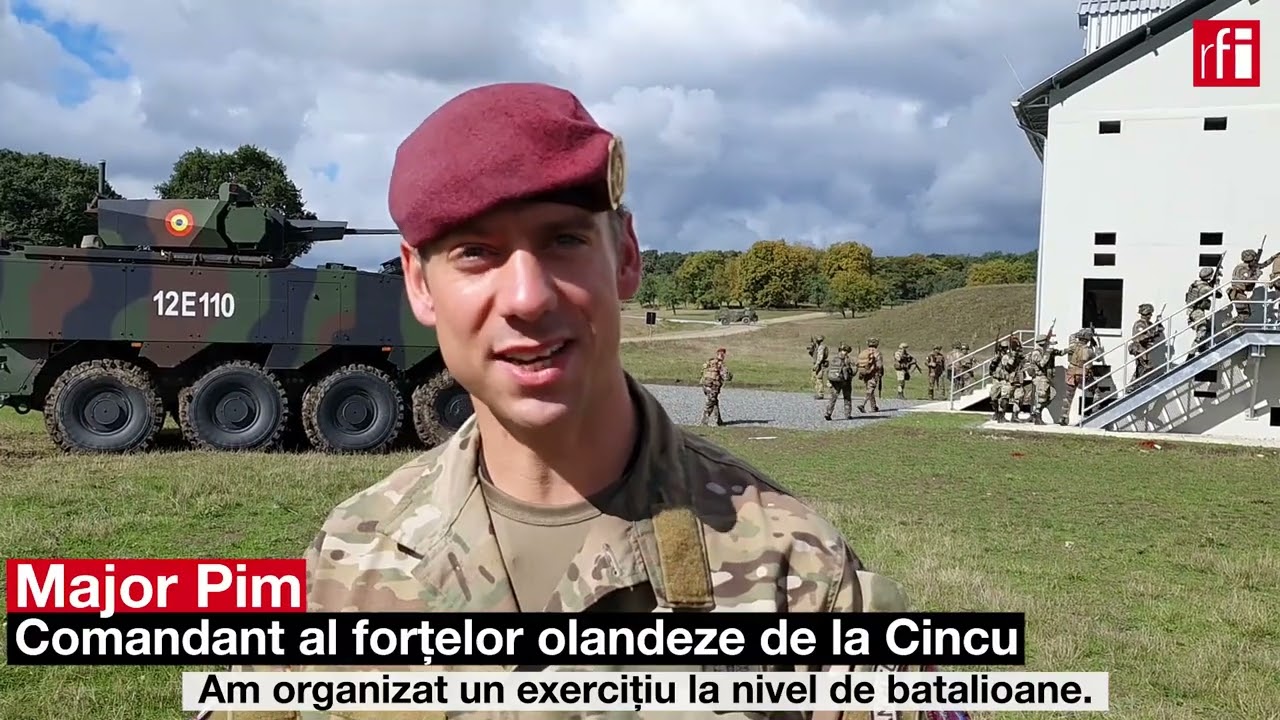 Antrenament NATO la Cincu