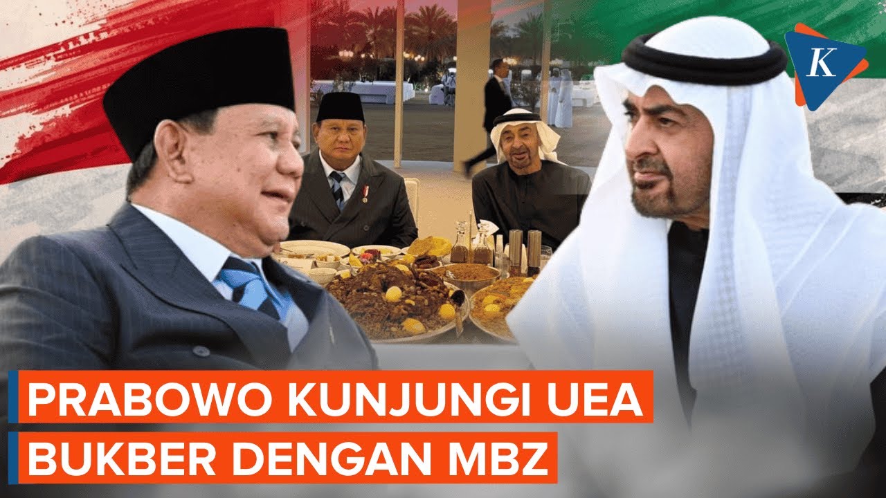 Kunjungi Abu Dhabi, Prabowo Buka Puasa Bareng Presiden MBZ