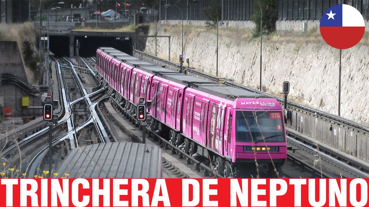 Metro De Santiago | Trenes por la Trinchera de Neptuno