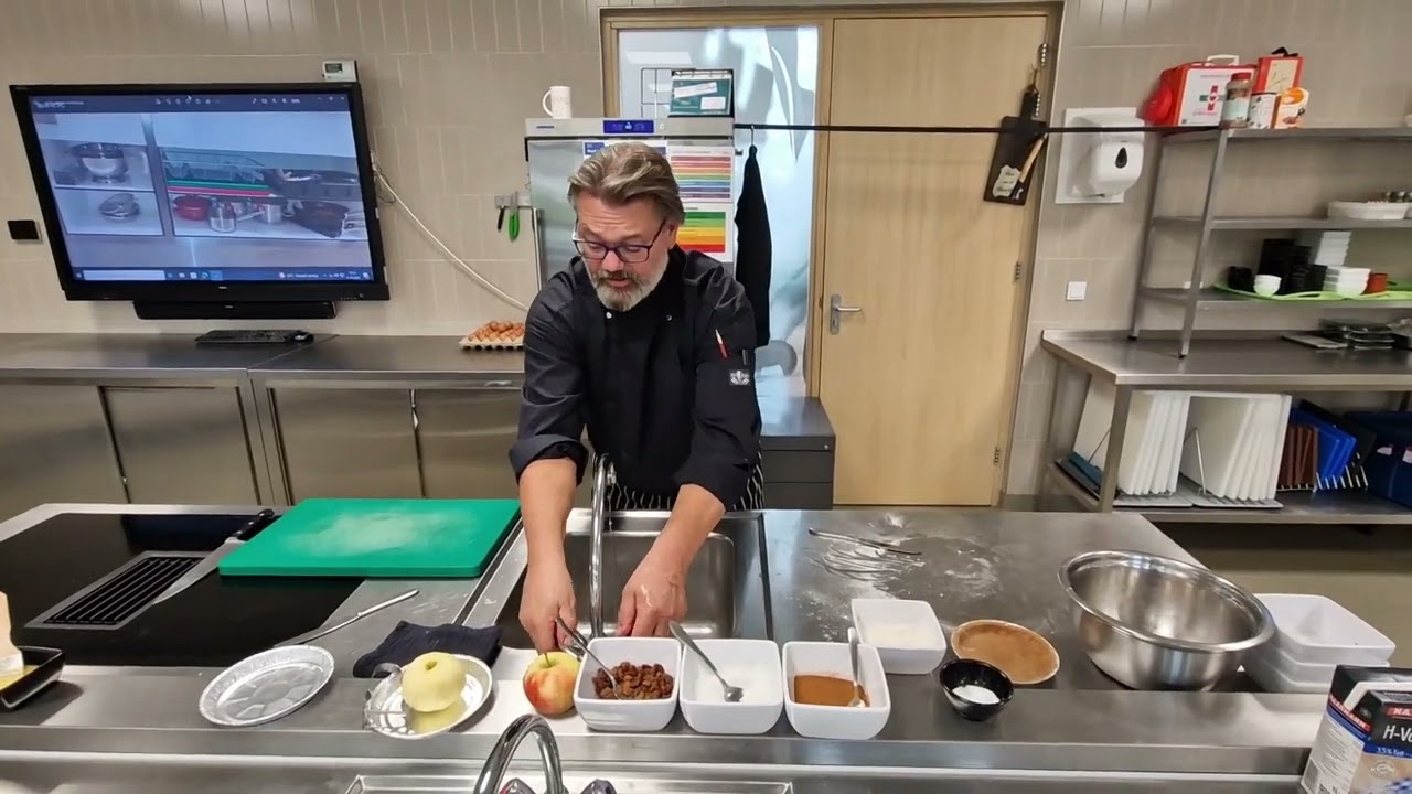 Appeltaartje maken met meneer John