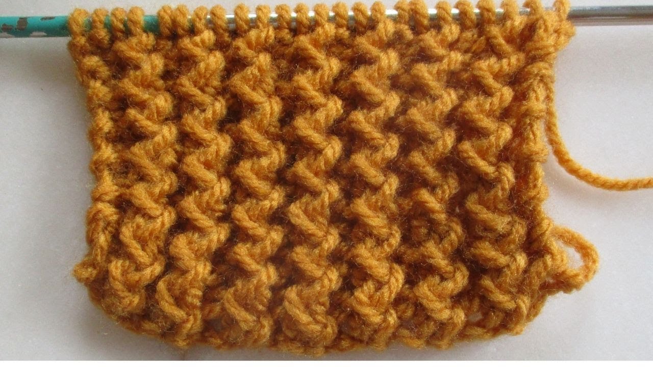 Côtes en zig zag au tricot - La Grenouille Tricote