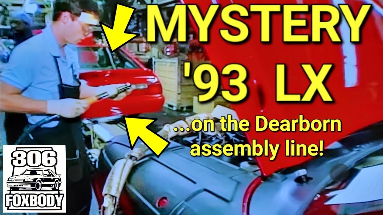 MYSTERY '93 LX on DEARBORN ASSEMBLY LINE, THE LAST FOXBODY + MARTI REPORTS - 306 Foxbody