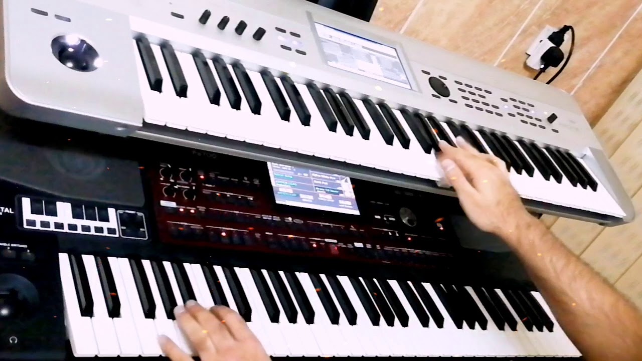 George Homeh mix songs on keyboard