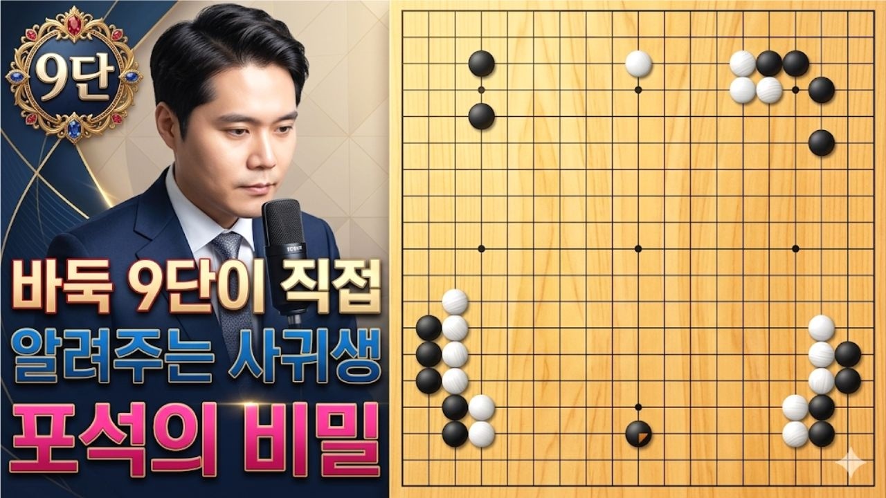딱 한번 알아두면 평생 써먹는 사귀생 포석의 비밀 (9단 독점 공개)